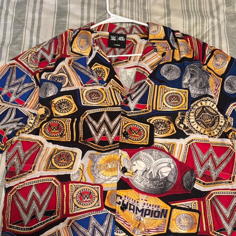 WWE Multicolor Championship Belt Men's Shirt